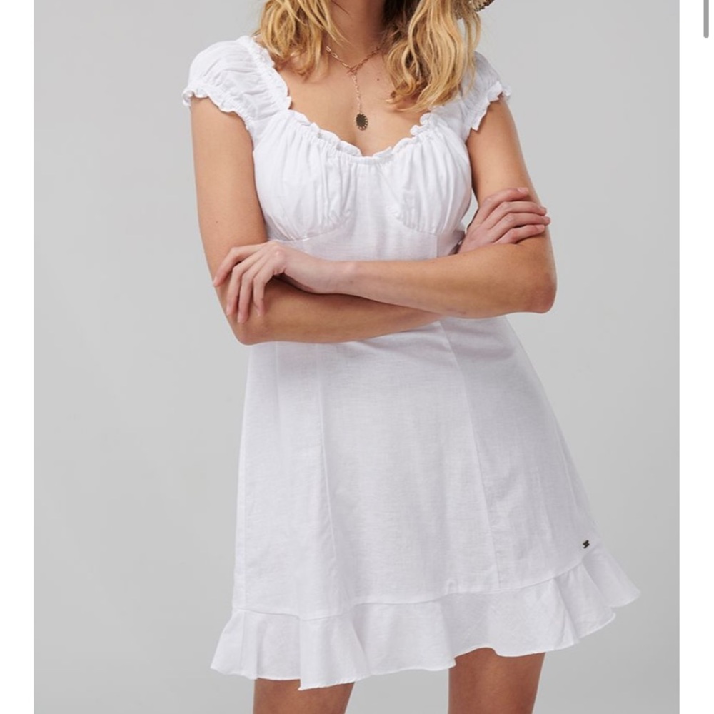 NWT Ghanda White Western Dress